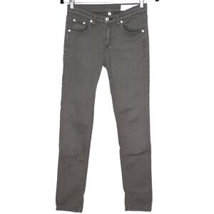 RAG & BONE The Skinny Jeans Distressed Fatigue Green 5-Pocket Casual Women's 25